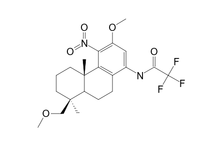 N-(12,19-DIMETHOXY-11-NITROPODOCARPA-8,11,13-TRIEN-14-YL)-2,2,2-TRIFLUOROACETAMIDE