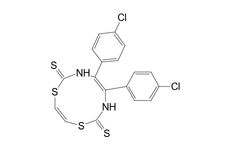 1,8,3,6-Dithiadiazecine-2,7-dithione, 4,5-bis(4-chlorophenyl)-3,6-dihydro-