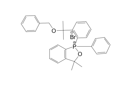 1-[2-(1-BENZYLOXY-1-METHYLETHYL)-PHENYL]-3,3-DIMETHYL-1-PHENYL-3H-2,1-BENZOXAPHOSPHOLIUM-BROMIDE