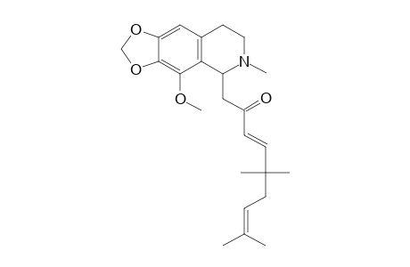 1-(4-Methoxy-6-methyl-5,6,7,8-tetrahydro-[1,3]dioxolo[4,5-g]isoquinolin-5-yl)-5,5,8-trimethyl-nona-3,7-dien-2-one
