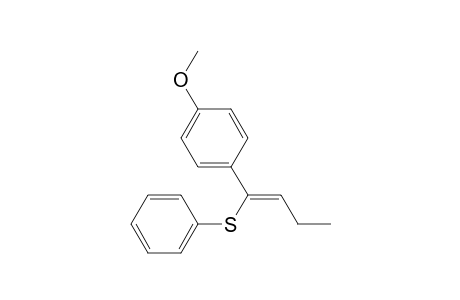 (Z)-1-(Phenylthio)-2-ethyl-4-methoxystyrene