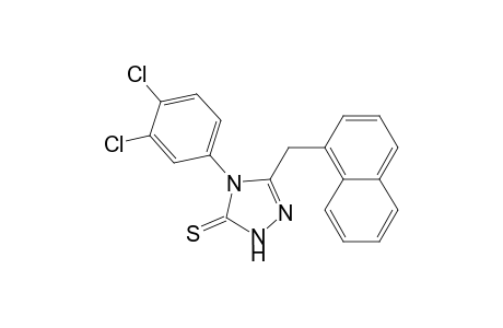 4-(3,4-dichlorophenyl)-3-(1-naphthalenylmethyl)-1H-1,2,4-triazole-5-thione