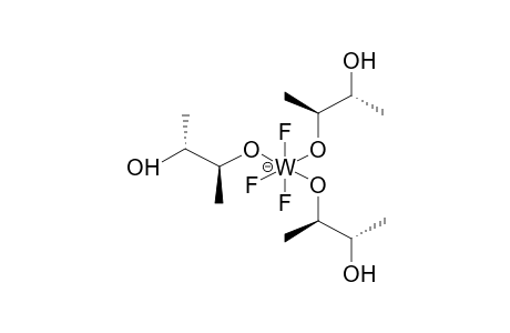 (MESO)-TRANS-TRIS(3-HYDROXYBUT-2-OXY)TRIFLUOROTUNGSTENE ANION