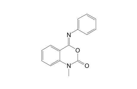 (Z)-1-Methyl-4-(phenylimino)-1,4-dihydro-2H-(3,1)-benzoxazin-2-one