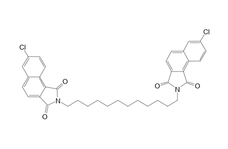 N,N'-(Dodecanediyl)bis[6-chloronaphthalimide]