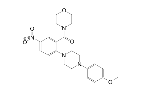 4-{2-[4-(4-methoxyphenyl)-1-piperazinyl]-5-nitrobenzoyl}morpholine