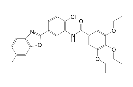 benzamide, N-[2-chloro-5-(6-methyl-2-benzoxazolyl)phenyl]-3,4,5-triethoxy-
