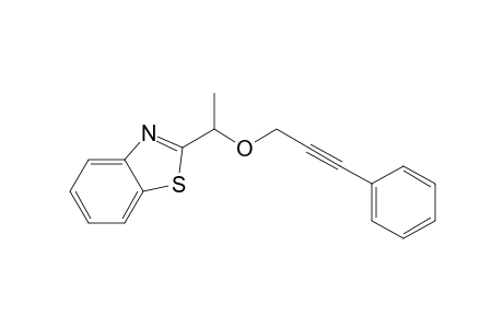 2-[1-(3-phenylprop-2-ynoxy)ethyl]-1,3-benzothiazole