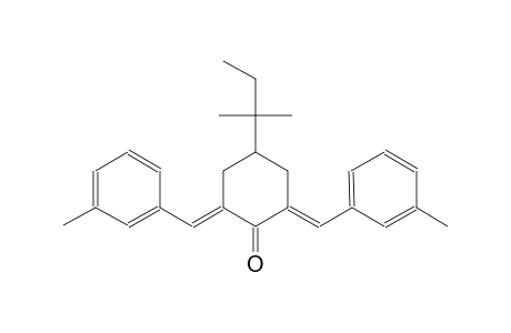 cyclohexanone, 4-(1,1-dimethylpropyl)-2,6-bis[(3-methylphenyl)methylene]-, (2E,6E)-