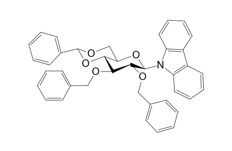 2,3-Di-O-benzyl-4,6-O-benzylidene-.beta.D-glucopyranosylcarbazole