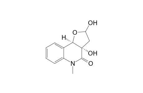(3aS,9bR)-2,3a-Dihydroxy-5-methyl-3,3a,5,9b-tetrahydrofuro[3,2-c]quinolin-4(2H)-one