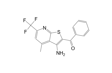 [3-amino-4-methyl-6-(trifluoromethyl)thieno[2,3-b]pyridin-2-yl](phenyl)methanone