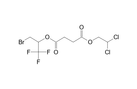 Succinic acid, 2,2-dichloroethyl 1-bromo-3,3,3-trifluoroprop-2-yl ester