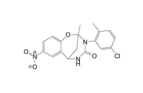 10-(5-chloro-2-methylphenyl)-9-methyl-4-nitro-8-oxa-10,12-diazatricyclo[7.3.1.0²,⁷]trideca-2,4,6-trien-11-one