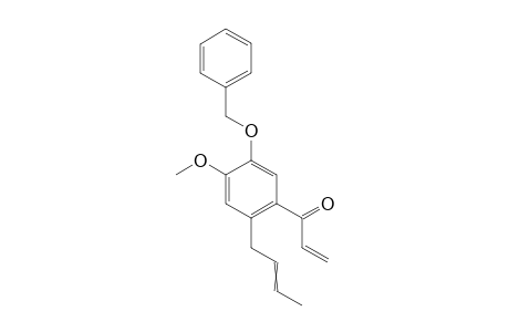 1-[5-Benzyloxy-(2-butenyl)-4-methoxy]phenyl vinyl ketone