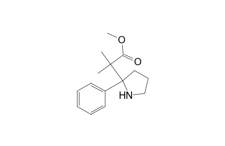 2-methyl-2-(2-phenyl-2-pyrrolidinyl)propanoic acid methyl ester