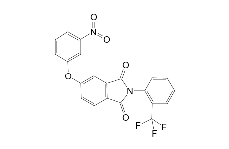 5-(3-Nitrophenoxy)-2-[2-(trifluoromethyl)phenyl]-1H-isoindole-1,3(2H)-dione