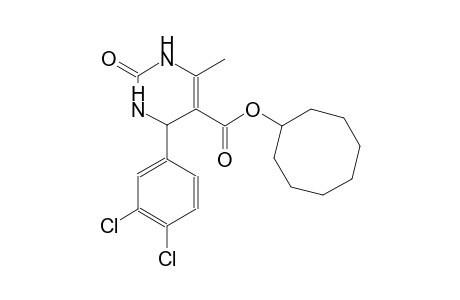cyclooctyl 4-(3,4-dichlorophenyl)-6-methyl-2-oxo-1,2,3,4-tetrahydro-5-pyrimidinecarboxylate