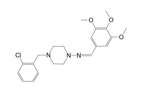 1-piperazinamine, 4-[(2-chlorophenyl)methyl]-N-[(Z)-(3,4,5-trimethoxyphenyl)methylidene]-