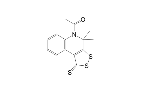 5-acetyl-4,4-dimethyl-4,5-dihydro-1H-[1,2]dithiolo[3,4-c]quinoline-1-thione