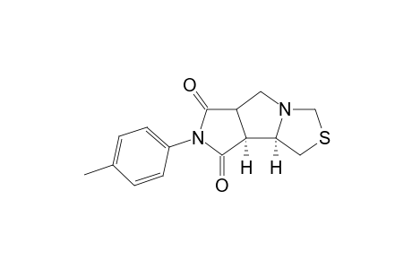 7-Para-tolylperhydropyrrolo(3',4':3,4)pyrrolo(1,2-c)thiazole-6,8-dione (8a,8b-cis)