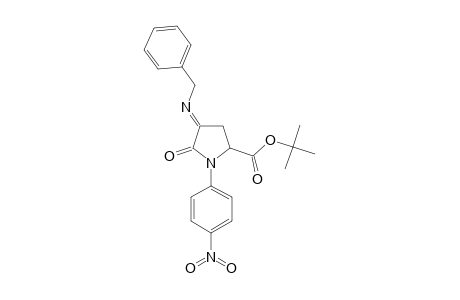 TERT.-BUTYL-4-BENZYLIMINO-1-(4-NITROPHENYL)-5-OXO-2-PYRROLIDINECARBOXYLATE