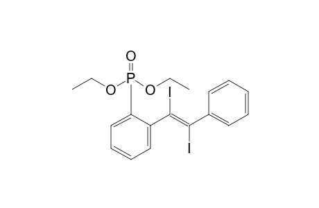 Diethyl 2-((E)-1,2-diiodo-2-phenylvinyl)phenylphosphonate