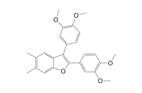 2,3-BIS-(3,4-DIMETHOXYPHENYL)-5,6-DIMETHYLBENZO-[B]-FURAN