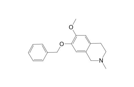 Isoquinoline, 1,2,3,4-tetrahydro-6-methoxy-2-methyl-7-(phenylmethoxy)-