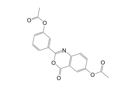 4H-3,1-benzoxazin-4-one, 6-(acetyloxy)-2-[3-(acetyloxy)phenyl]-