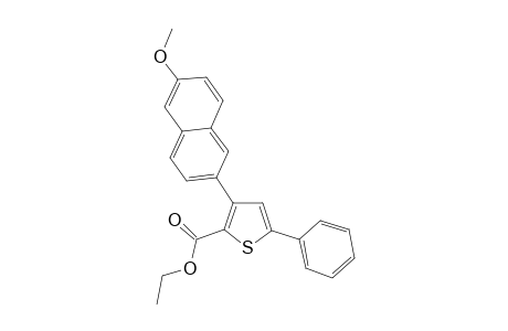 Ethyl 3-(6-methoxynaphthalen-2-yl)-5-phenylthiophene-2-carboxylate