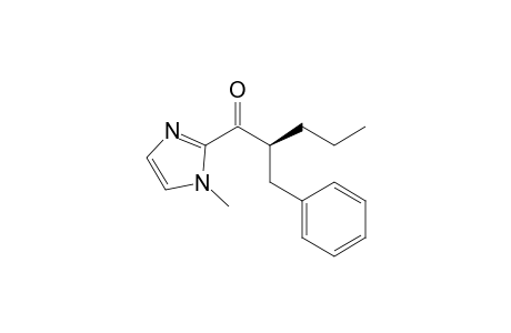 (2S)-2-Benzyl-1-(1-methyl-1H-imidazol-2-yl)pentan-1-one