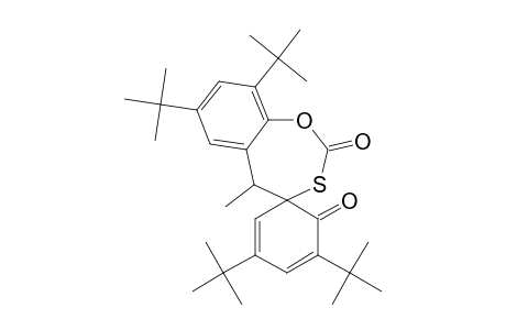 3',5',7,9-TETRA-(TERT.-BUTYL)-5-METHYLSPIRO-[1,3-BENZOXATHIEPIN-4(5H),1'-CYCLOHEXA-[2,4]-DIENE]-2,2'-DIONE