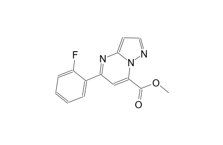 pyrazolo[1,5-a]pyrimidine-7-carboxylic acid, 5-(2-fluorophenyl)-, methyl ester