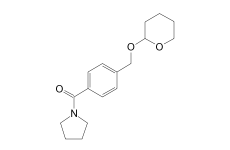 Pyrrolidin-1-yl(4-(((tetrahydro-2H-pyran-2-yl)oxy)methyl)phenyl)methanone