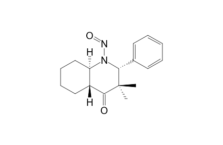 N-NITROSO-3,3-DIMETHYL-2-PHENYL-TRANS-DECAHYDROQUINOLIN-4-ONE;MAJOR-CONFORMER