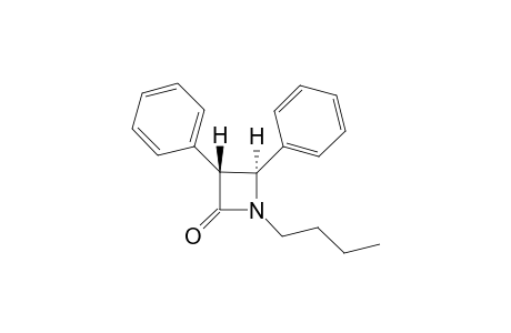 (3R,4S)-1-Butyl-3,4-diphenyl-azetidin-2-one