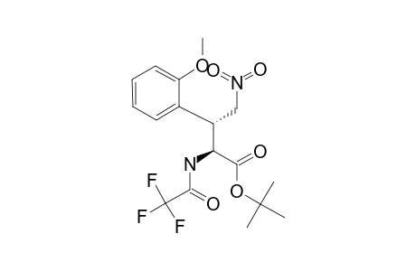 ANTI-2-(TRIFLUORACETYL)-AMINO-3-(2-METHYOXYPHENYL)-4-NITROBUTYRIC-ACID-TERT.-BUTYLESTER