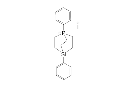 1,4-DIPHENYL-1-PHOSPHONIA-4-SILABICYCLO-[2.2.2]-OCTANE-IODIDE