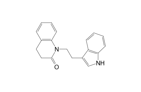 2(1H)-Quinolinone, 3,4-dihydro-1-[2-(1H-indol-3-yl)ethyl]-