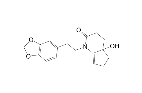 1-[2-(1,3-Benzodioxol-5-yl)ethyl]-4a-hydroxy-1,3,4,4a,5,6-hexahydro-2H-cyclopenta[b]pyridin-2-one