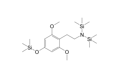 2,6-Dimethoxy-4-hydroxyphenethylamine 3TMS