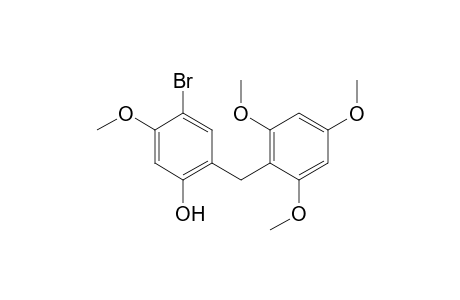 4-Bromo-5-methoxy-2-(2,4,6-trimethoxybenzyl)phenol