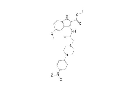 ethyl 5-methoxy-3-({[4-(4-nitrophenyl)-1-piperazinyl]acetyl}amino)-1H-indole-2-carboxylate