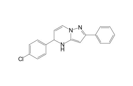 5-(4'-Chlorophenyl)-2-phenyl-4,5-dihydropyrazolo[1,5-a]pyrimidine