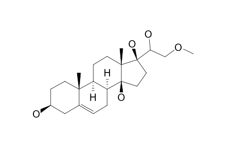 21-O-METHYL-5-PREGNENE-3-BETA,14-BETA,17-BETA,20,21-PENTAOL