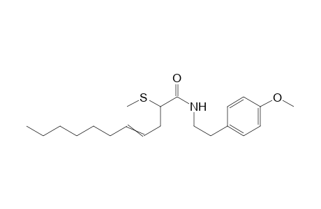 2-Methylthio-4-undecenoic acid p-methoxyphenethylamide