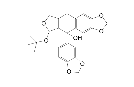 5-Benzo[1,3]dioxol-5-yl-6-tert-butoxy-5,5a,6,8,8a,9-hexahydrofuro[3',4':6,7]naphtho[2,3-d][1,3]dioxol-5-ol