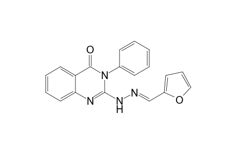 2-Furfuraldehyde N-(3-phenyl-4-oxoquinazolin-2-yl)-hydrazone