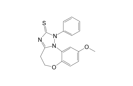 9-Methoxy-1-Phenyl-1,2,4,5-tetrahydro-[1,2,4]triazolo[3,2-d]-[1,5]benzoxazepin-2-thione